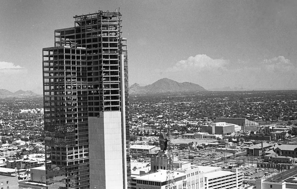 Phoenix and skyscrapers